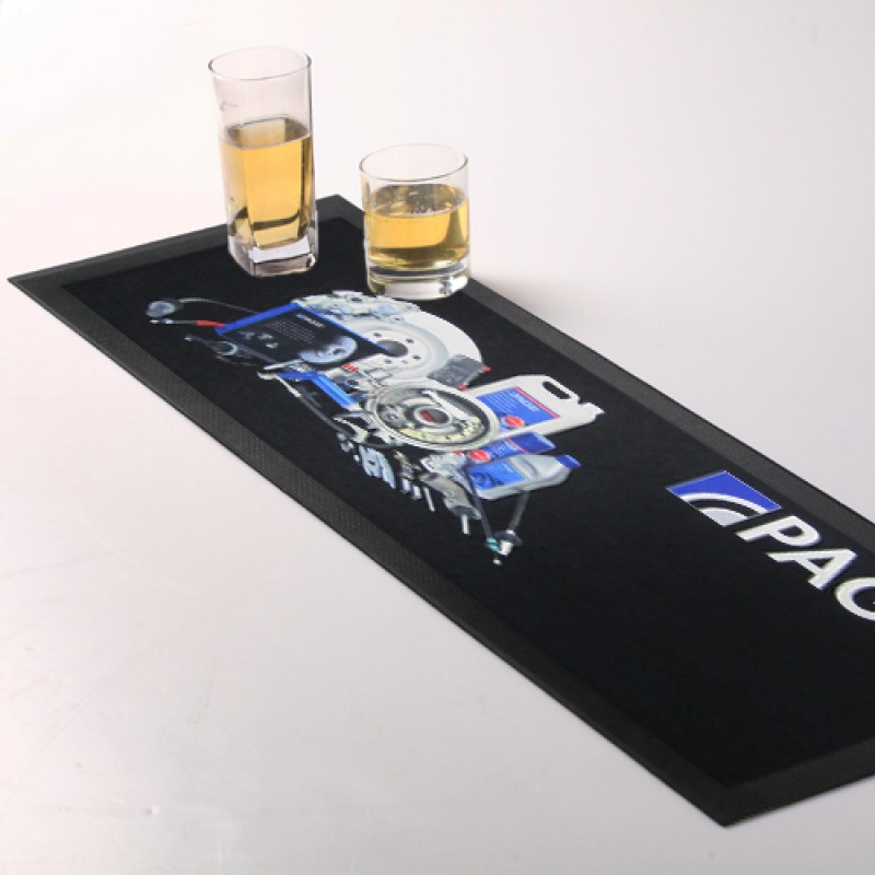 Rubber Bar Mat with Full Imprint