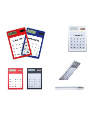 8-Digits Mini Transparent Calculator