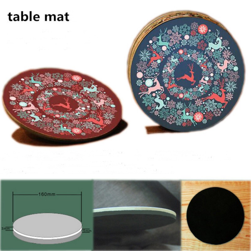 Wooden EVA Pot Holder Customization Table Mat