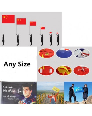 Polyester Fabrics Flag For Any Size