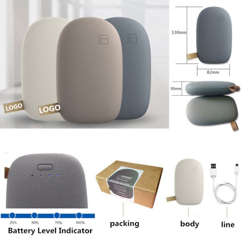 Cobblestone Charger Baby Cartoon Power Bank