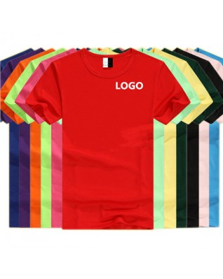 Solid Color Blank Advertising T-shirt