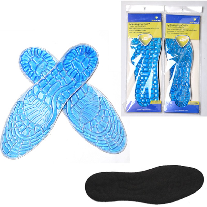 Soft Silicone Shock Absorption Sports Insole
