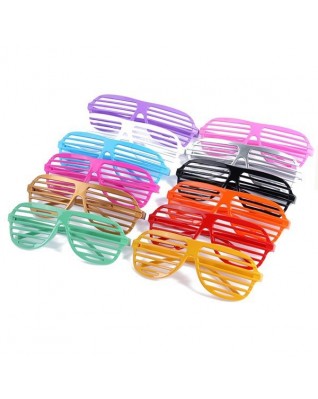 Plastic Party Shutter Shade Sunglasses