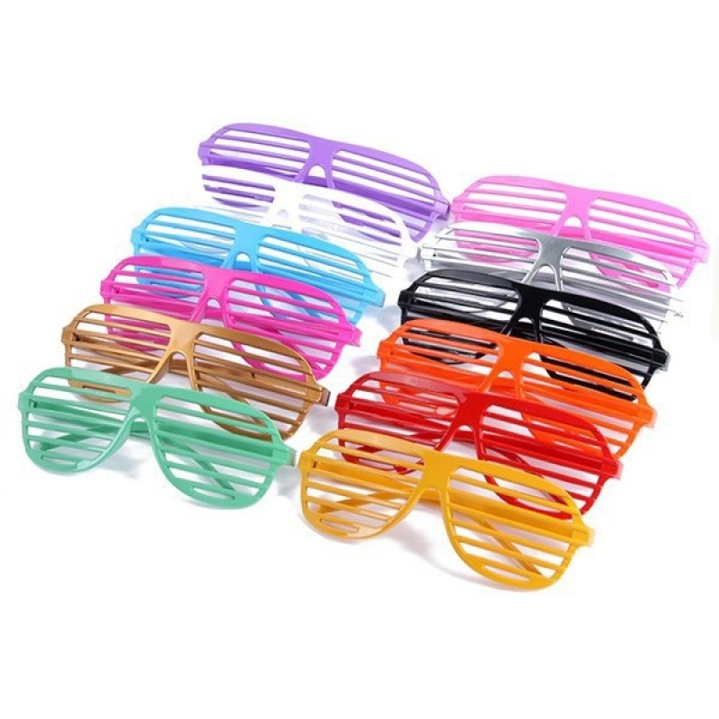 Plastic Party Shutter Shade Sunglasses