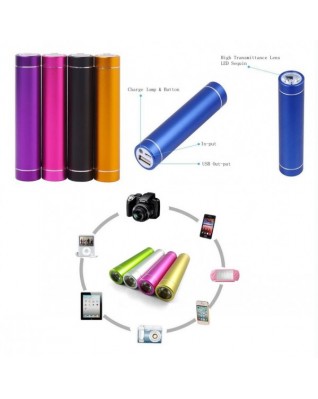 Cylindrical Portable Power Bank Charger 