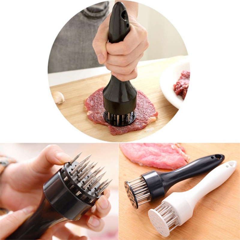 Meat Tenderizer With 24 Stainless Steel Blades 