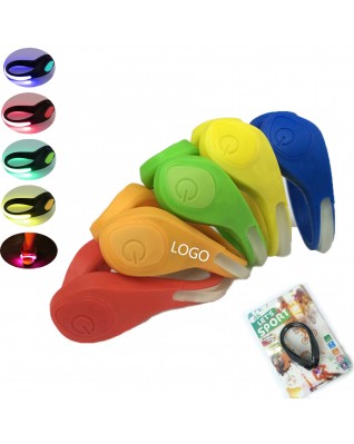 LED Luminous Shoes Clip Light,Night Safety Running Sports Warning Light