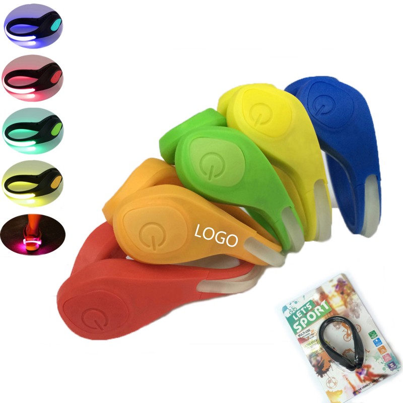 LED Luminous Shoes Clip Light,Night Safety Running Sports Warning Light