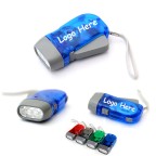 Hand Pressing Flash Light Bright 3 LED Flashlight Torch