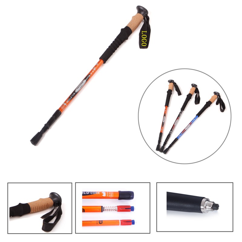 Anti Shock Trekking Trail Poles for 3 joint