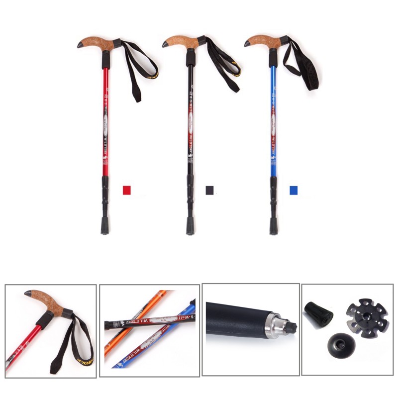 Adjustable Anti Shock Trekking Poles