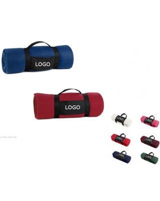 Fleece travel blanket