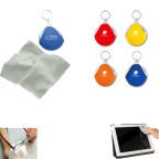 Microfiber Cleaning Cloth with Keyring