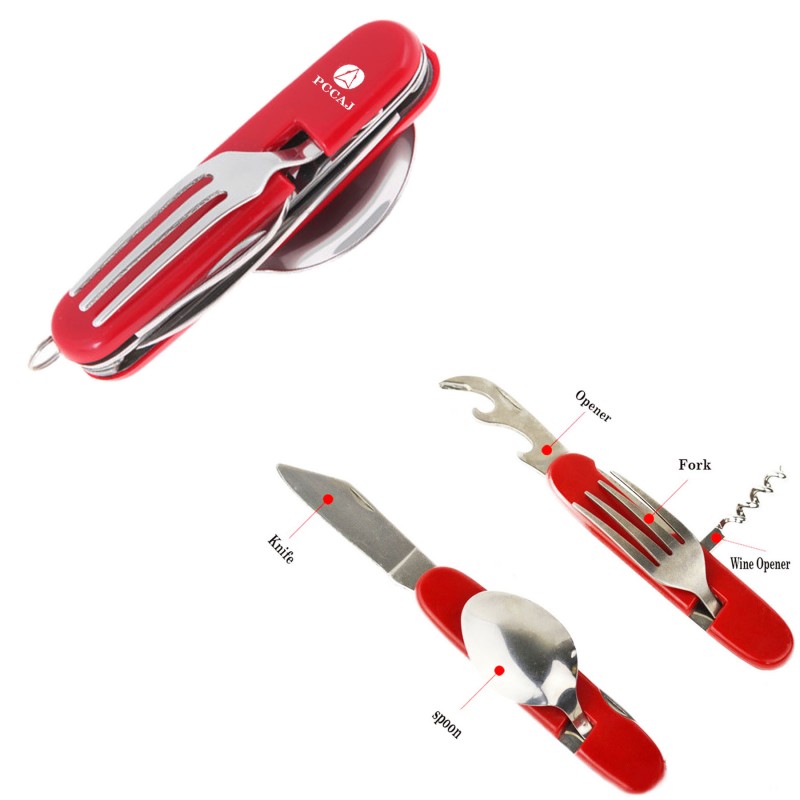 6-in-1 Multifunctional Tableware  Stainless Steel 