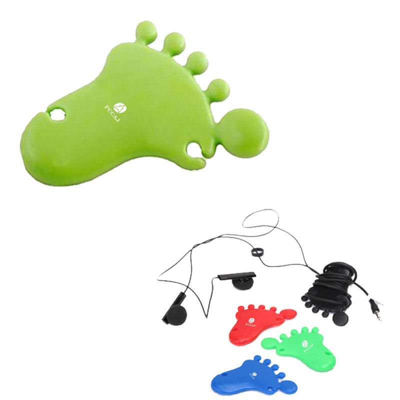 Foot Shaped Earbud Organizer
