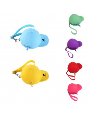 Hat Shaped Coin Pouch with Zipper