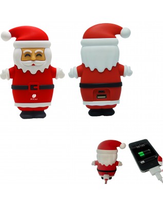 4000Amh Santa Shaped Power Bank 