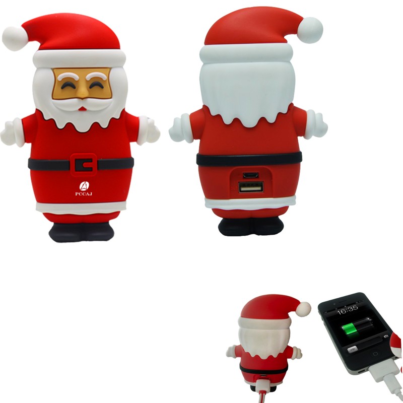 4000Amh Santa Shaped Power Bank 