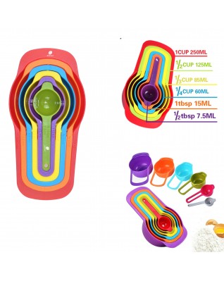 Colorful 6 pieces Measuring Spoon