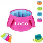 Portable Folding Footbath Wash Basin With Carrying Bag