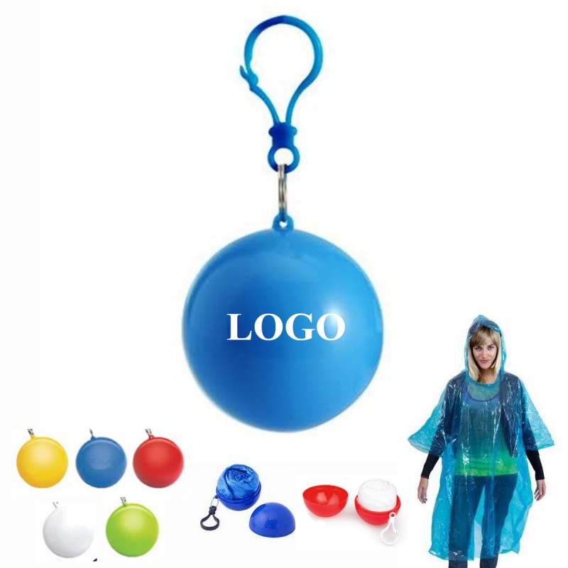 Plastic  Poncho Ball With Clip