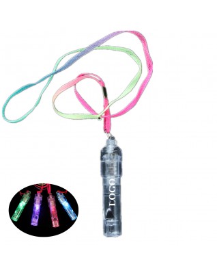 Light Up LED Whistle with Lanyard