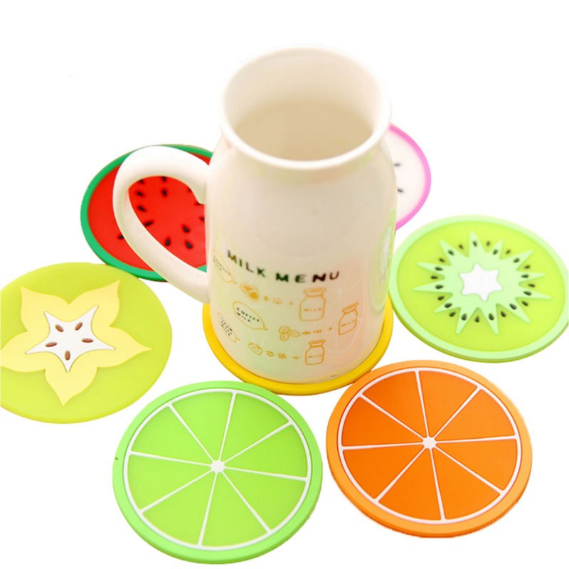 Fruit Shaped Silicone Coaster