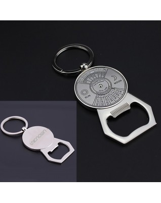 Bottle Opener Key Chain With Calendar 