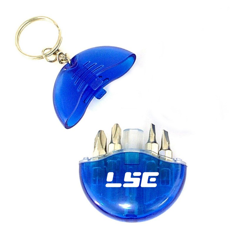 Round Shaped Mini Tool Kit Key Ring  