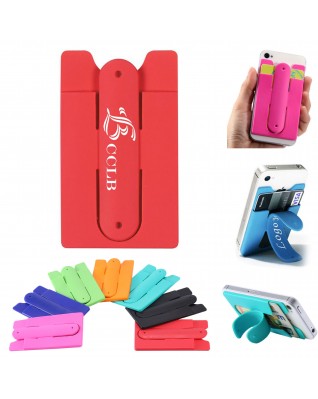 Silicone Phone Wallet Stand