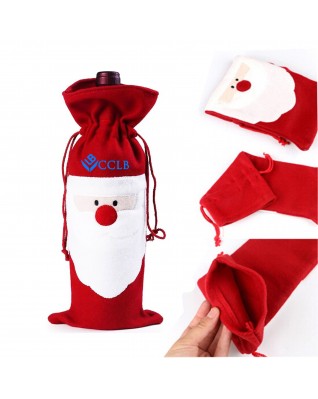 Santa Claus Decorative Wine Bags