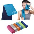 Polyester Double-Deck Sport Exercise Cool Ice Towel