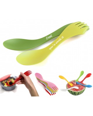 3 in 1 Multi-functional Camping Sporks