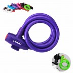 Anti-theft Bicycle Spiral Cable Lock