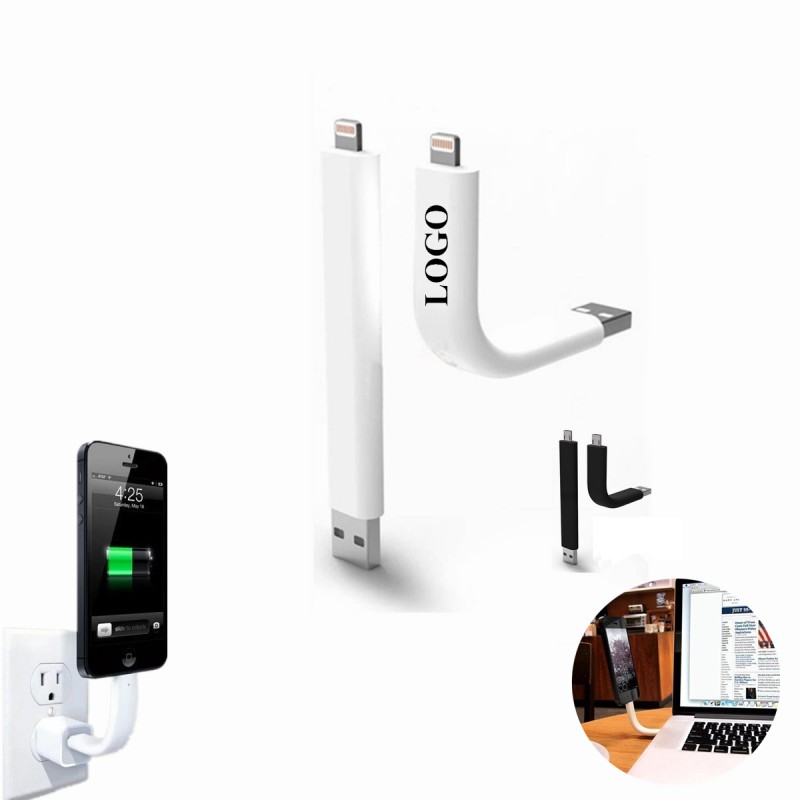 Micro Stand USB Charger Cable Holder