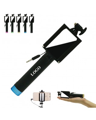 Wired Selfie Stick With Mirror
