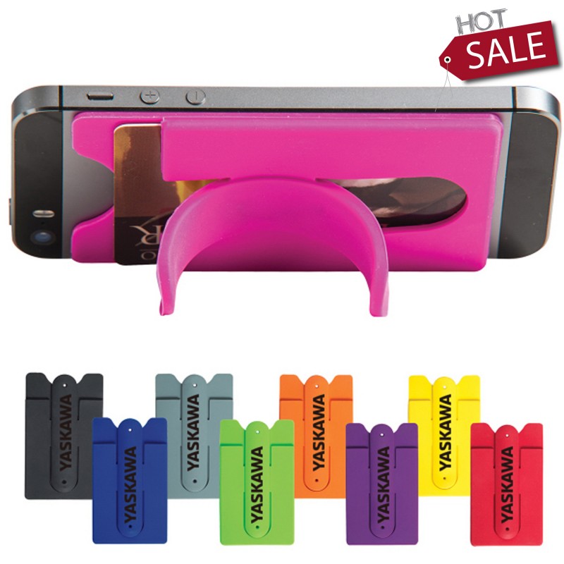 Silicone Wallet Cellphone Stand