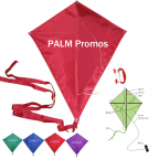 Diamond-shaped Solid Advertising Kite