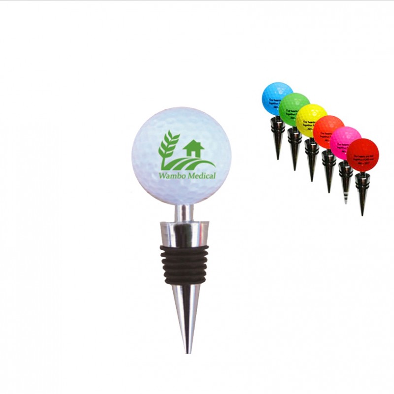 Wine Bottle Stopper With Golf