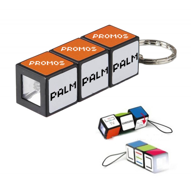 Key Holder With Magic Cube Led Light