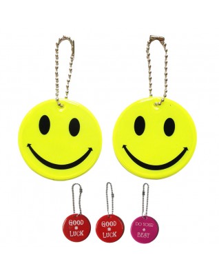 Reflective Safety Keychain Many Shapes
