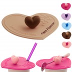 Heart Shape Silicone Cup Cover