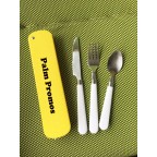 Portable Travel Cultery Set With Case/Stainless Steel Forks and Spoon Set