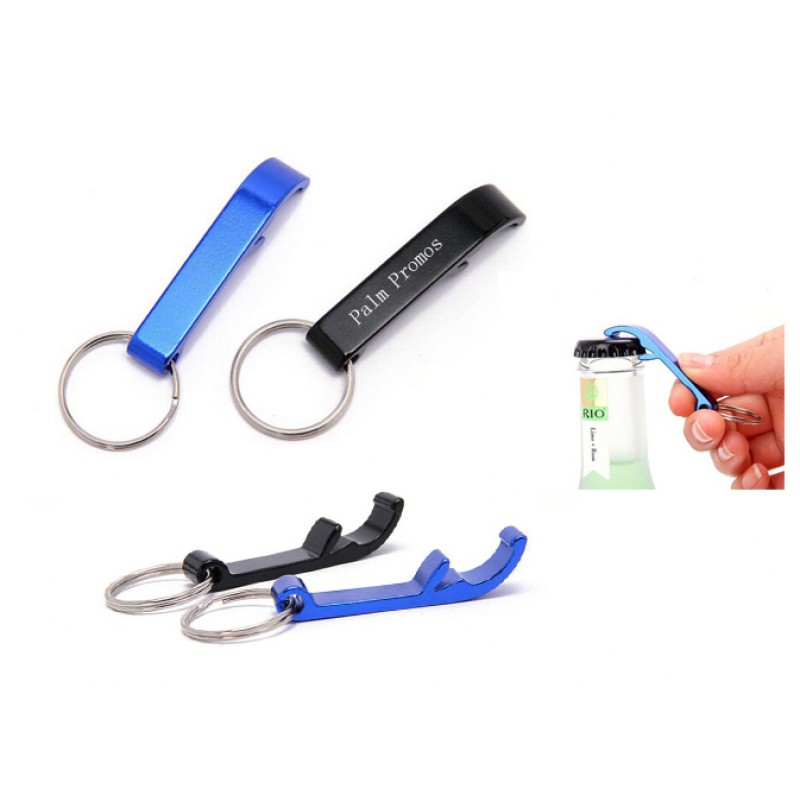 Aluminum Bottle Opener with Keychain