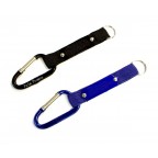 Carabiner with Strap and Metal Plate