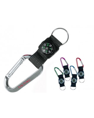 Carabiner with Compass
