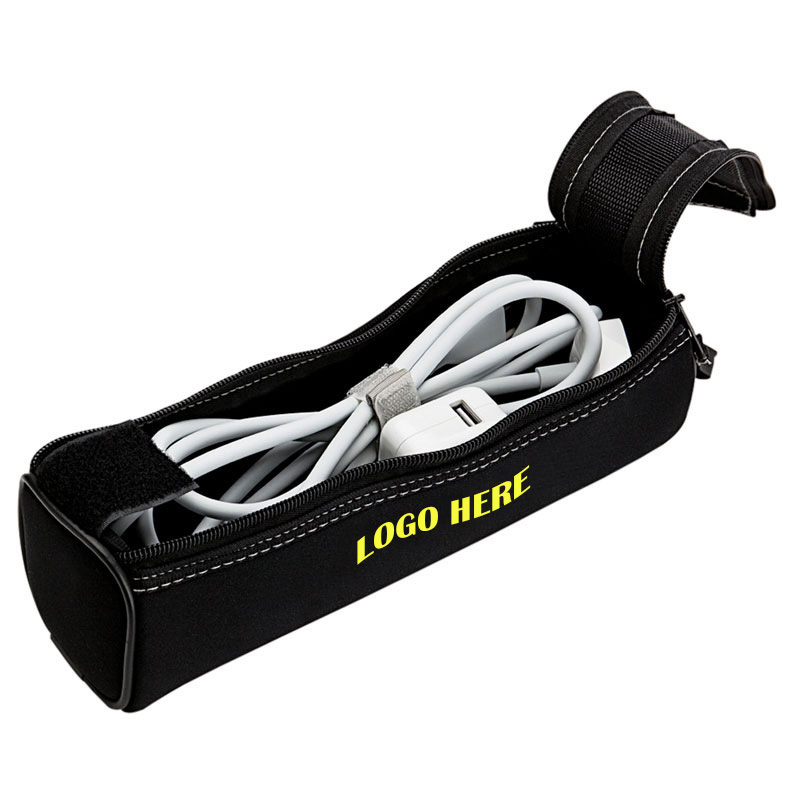 Neoprene Computer Cable Organizer Travel Case