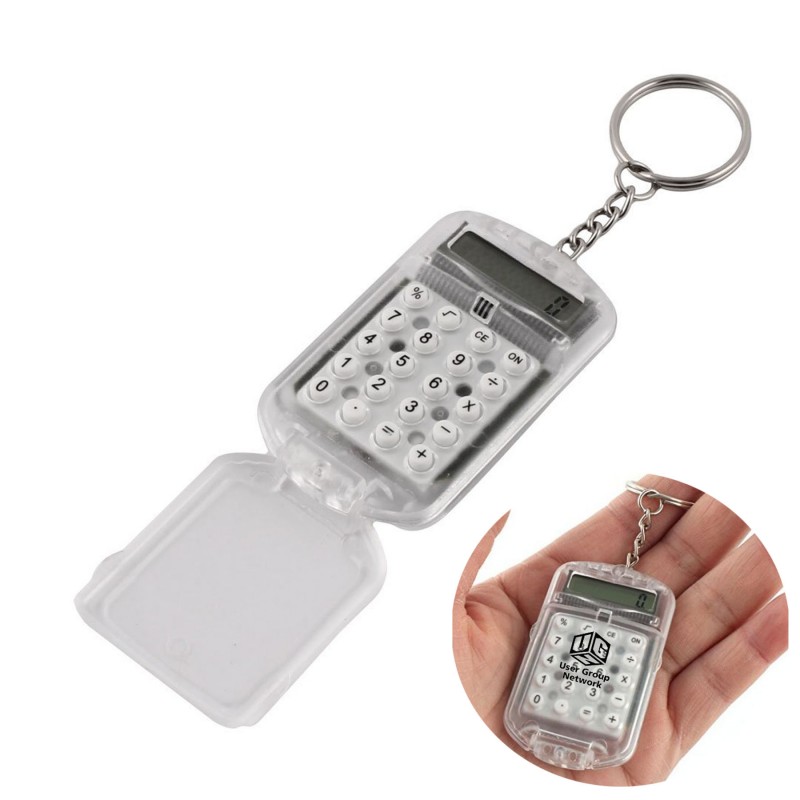 Mini Calculator With Keychain