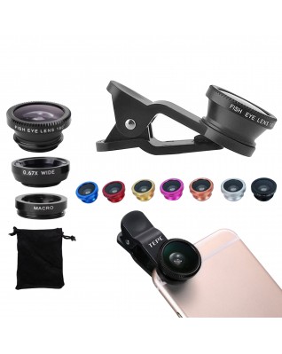 Universal 3 In 1 Phone Camera Lens